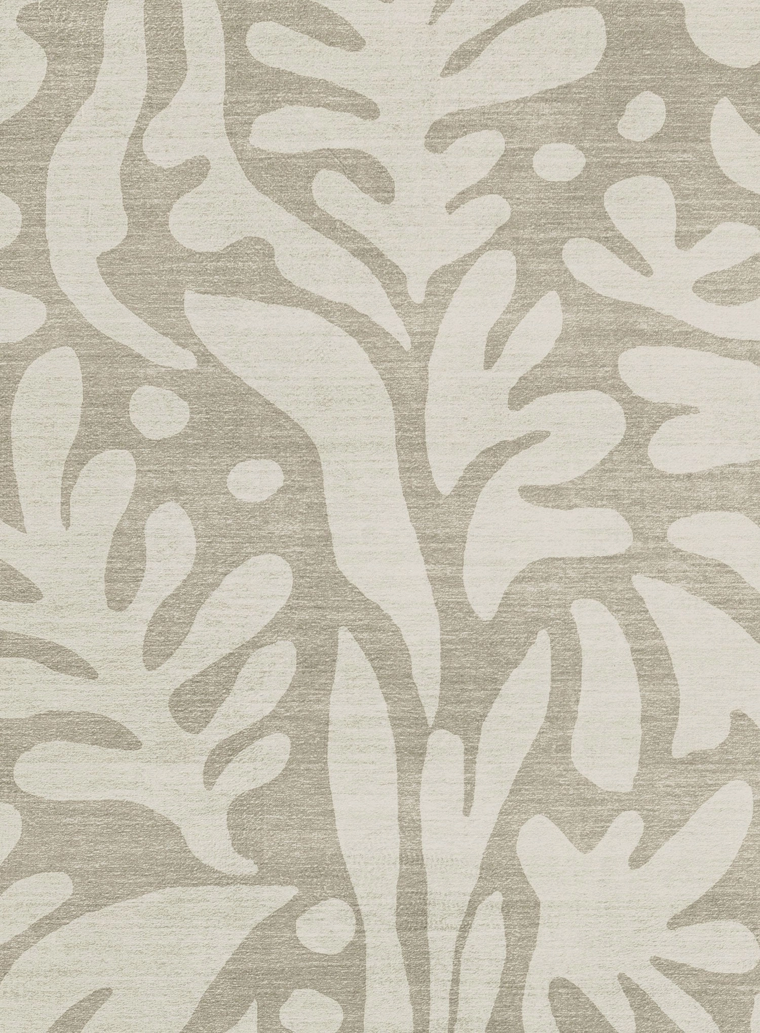 Gerda Green Grey Leaves Rollie Pollie Playmat
