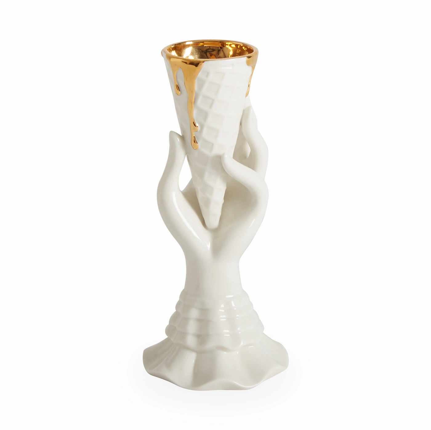 Gilded I-Scream Vasenordic minimalist vase