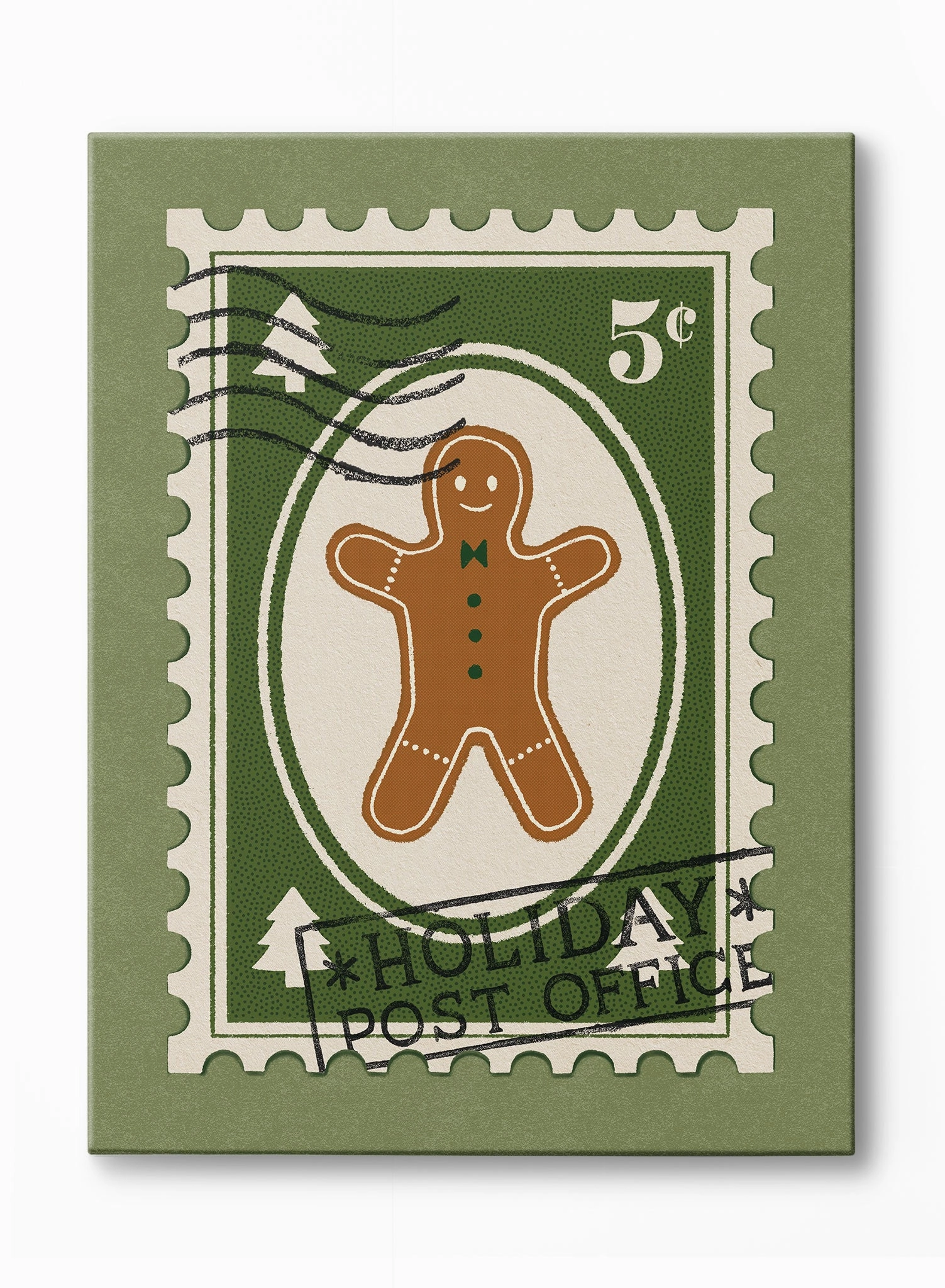 Gingerbread Post, Canvasindoor decorative canvas print