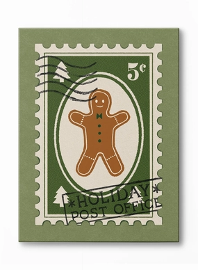 Gingerbread Post, Canvasindoor decorative canvas print
