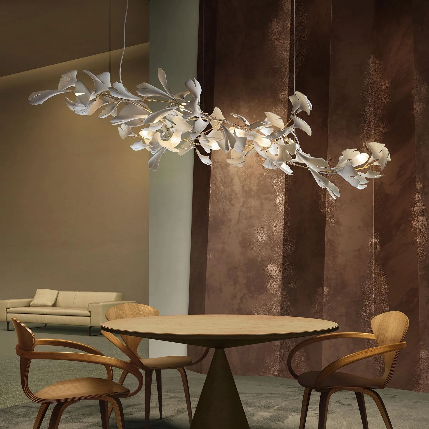 Gingko Chandelier A