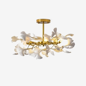 Gingko Chandelier Lrustic chandelier,bedroom chandelier 