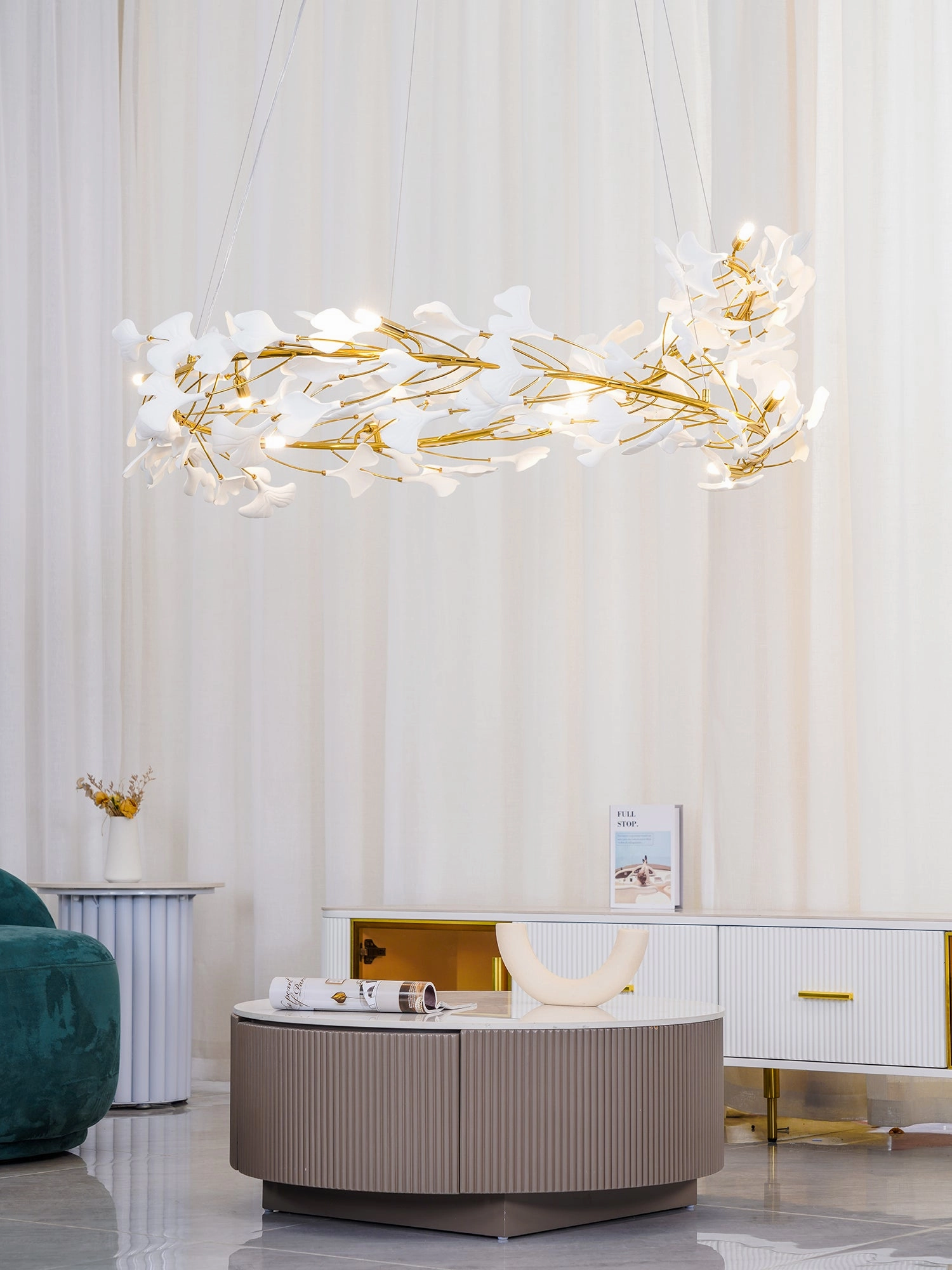 Gingko Chandelier U