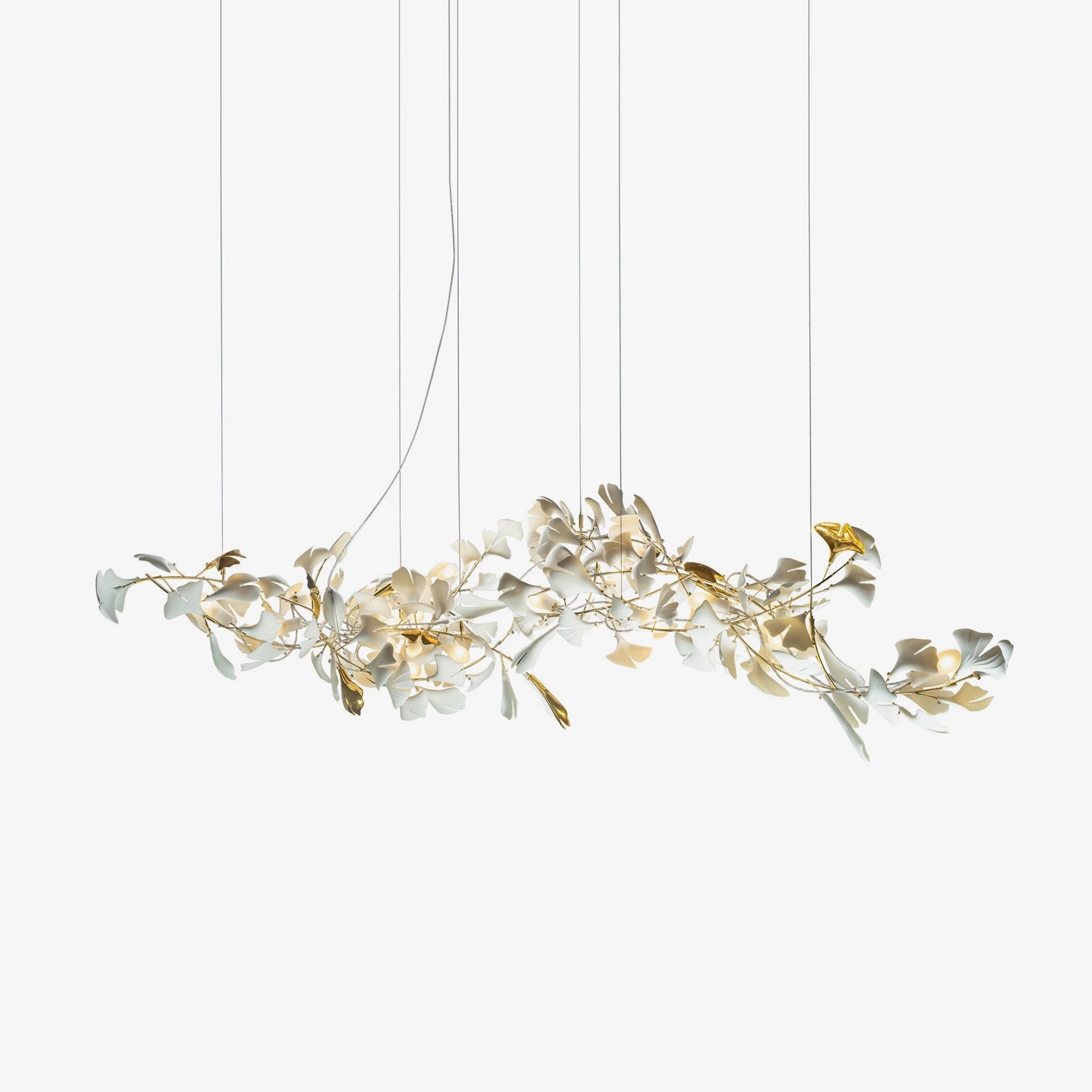 Gingko Leaves Chandelierrustic chandelier,bedroom chandelier 