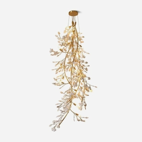 Gingko Long Branch Chandelierrustic chandelier,bedroom chandelier 