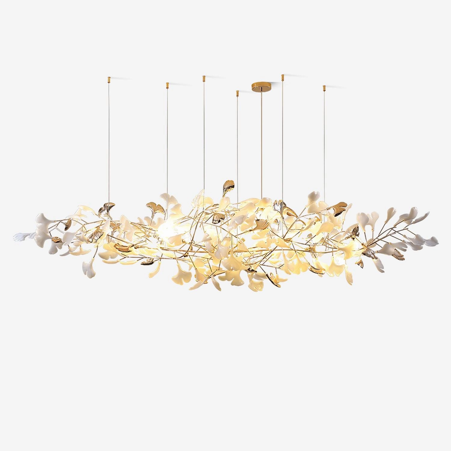 Ginkgo Cloud Chandelierrustic chandelier,bedroom chandelier 
