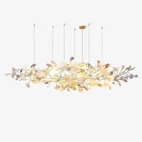 Ginkgo Cloud Chandelierrustic chandelier,bedroom chandelier 