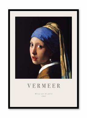 Girl with a Pearl Earring, Posterpop culture themed posters