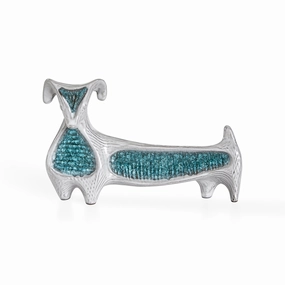 Glass Menagerie Dachshundhandmade ceramic dinnerware set