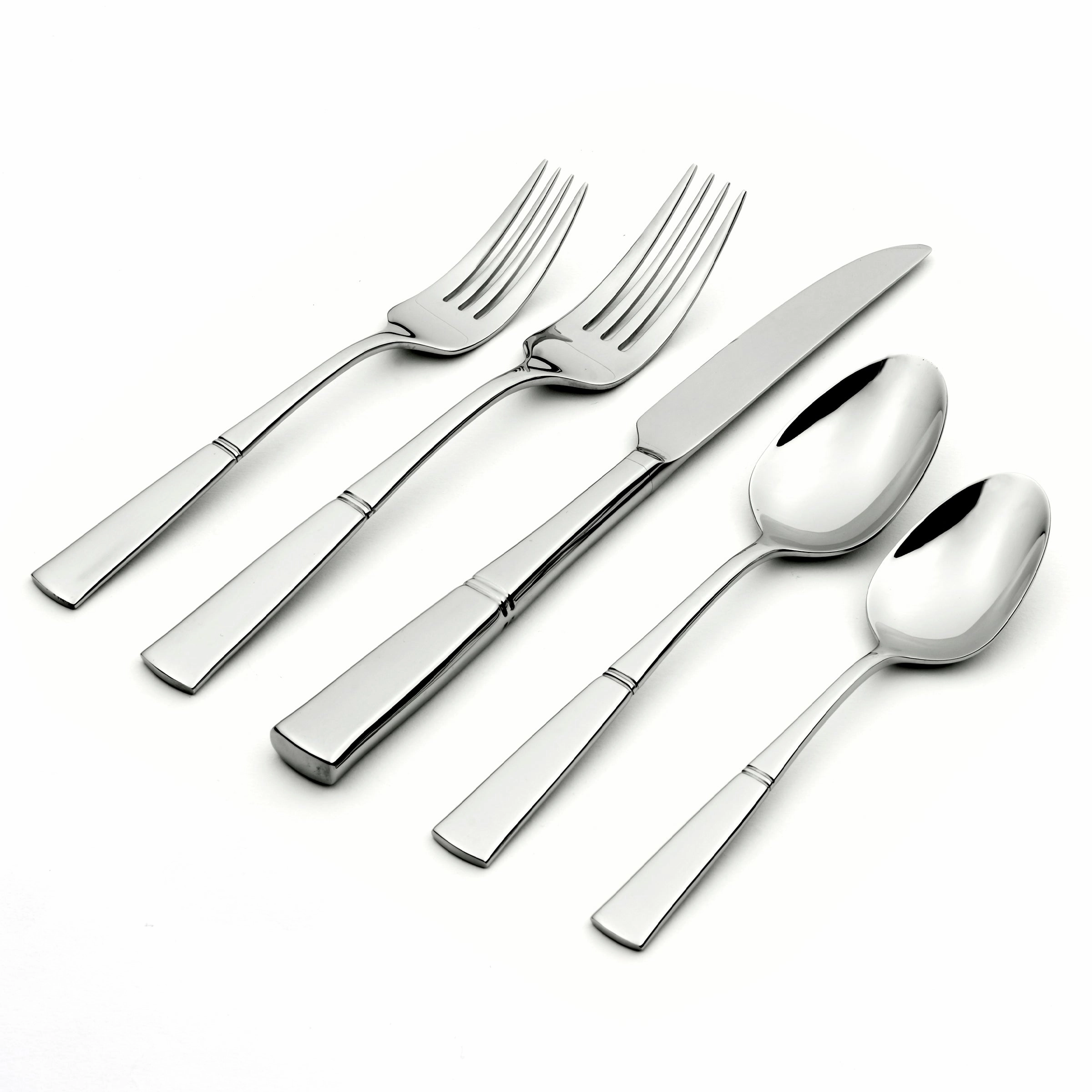 Glenview 45 Piece Flatware Seteco-friendly bamboo fiber tableware set 