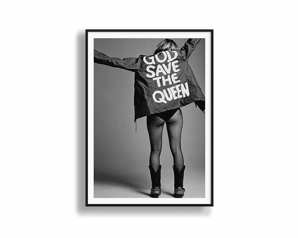 God Save The Queenmodern abstract painting decor