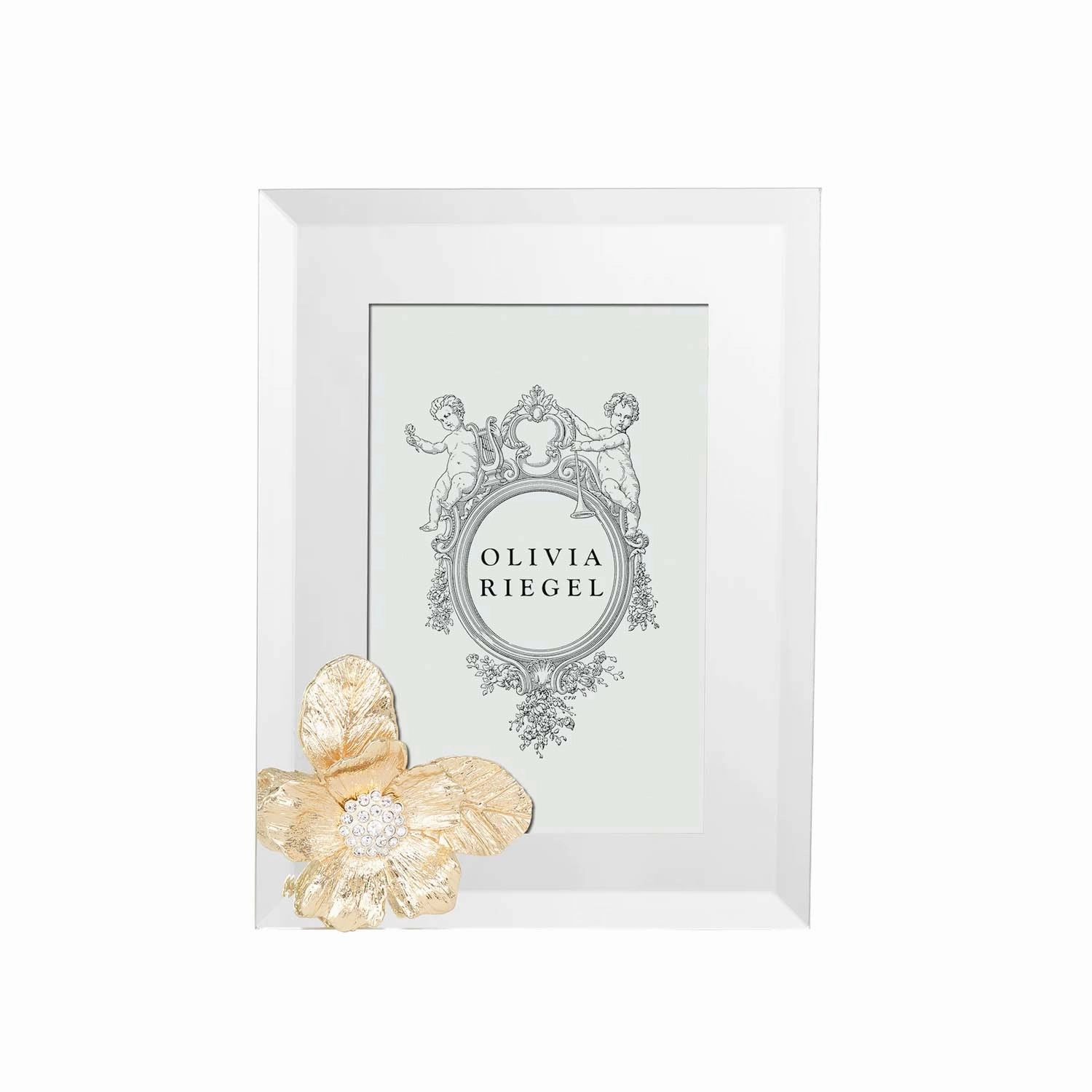 Gold Botanica Frame - 4" X 6"picture frame ,decorative photo frame 
