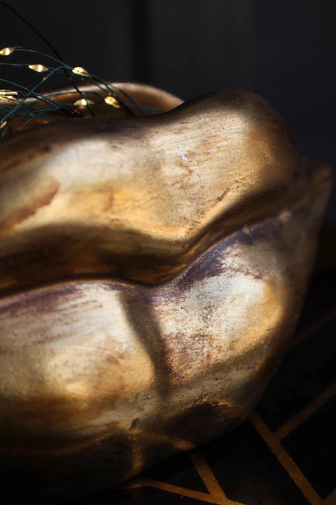 Gold Lips Short Stem Vase
