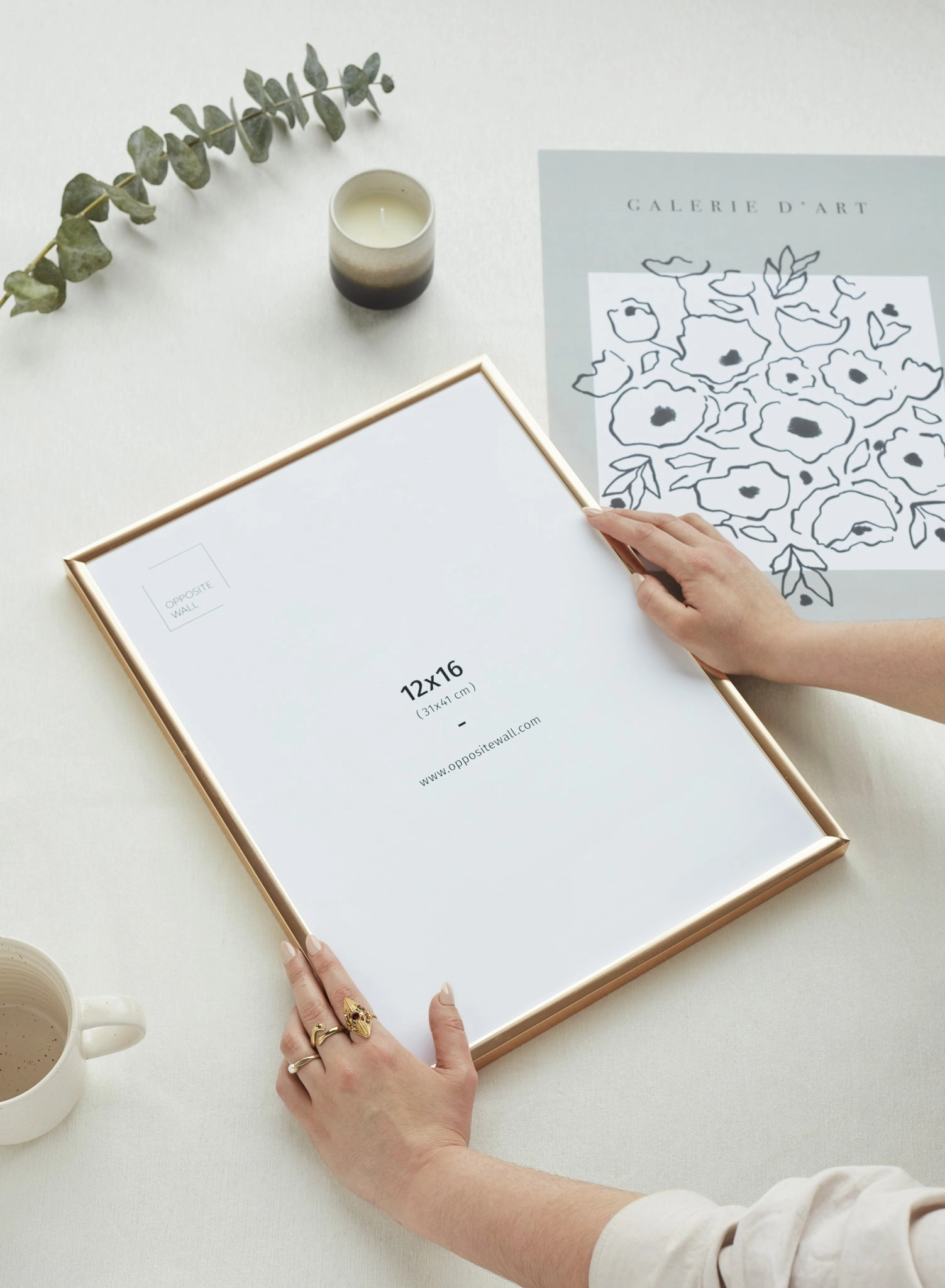 Gold Metal Frame (2 Pack), 5x7 in | 13x18 cm