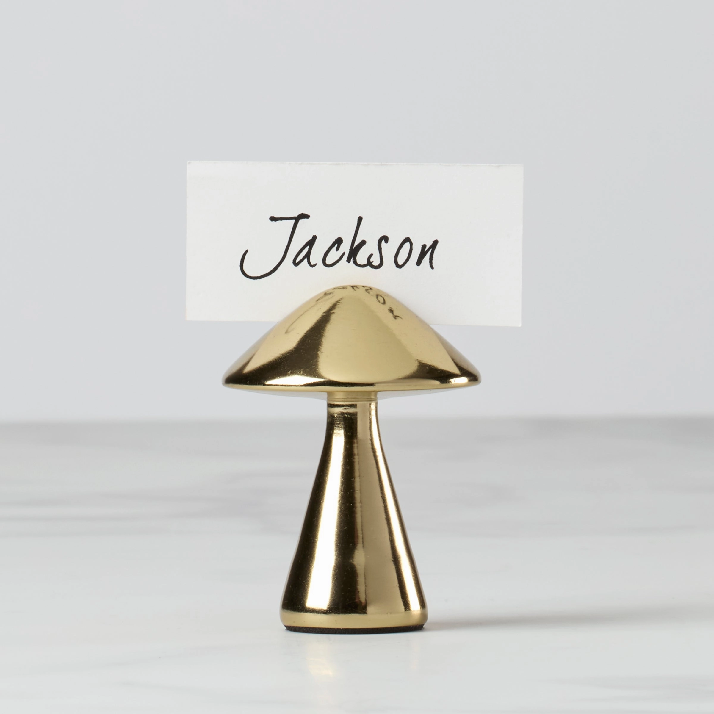 Gold Mushroom Placecard Holderthanksgiving decor ,thanksgiving centerpiece 
