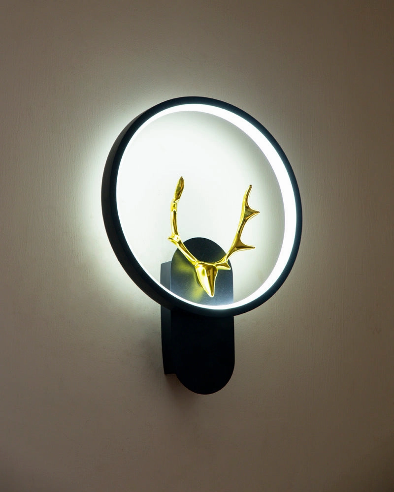Golden Antler Deer Head Wall Lightmodern wall lamp,smart wall lamp
