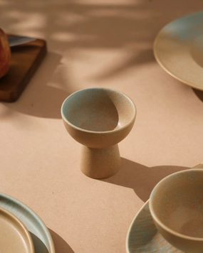 Golden Drift Matte Dessert Bowlmodern kitchen decor ,kitchen dinner set ,dinnerware 
