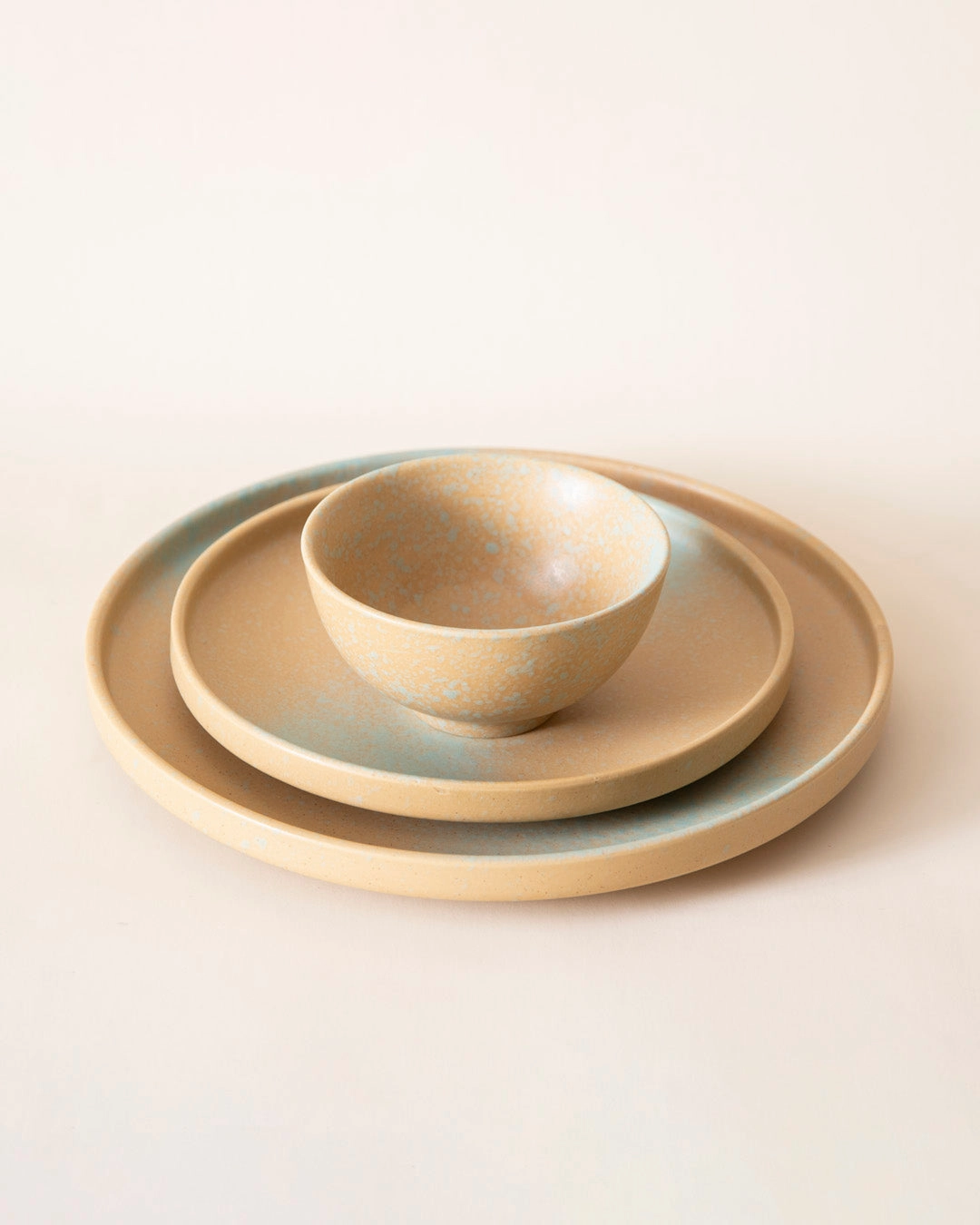 Golden Drift Matte Dinner Plate
