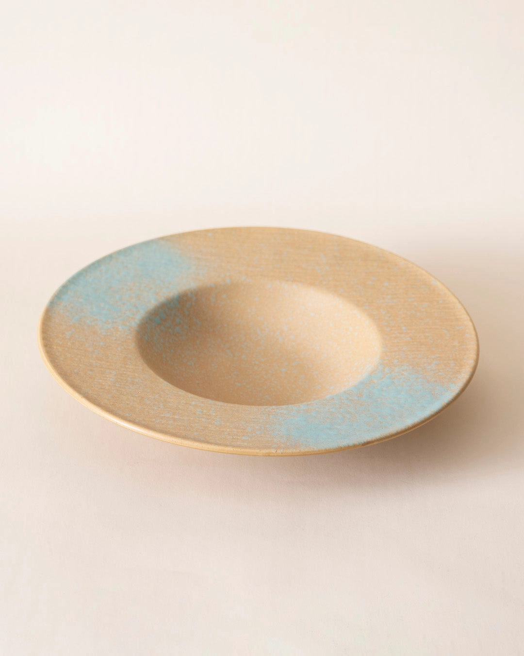 Golden Drift Matte Pasta Plate