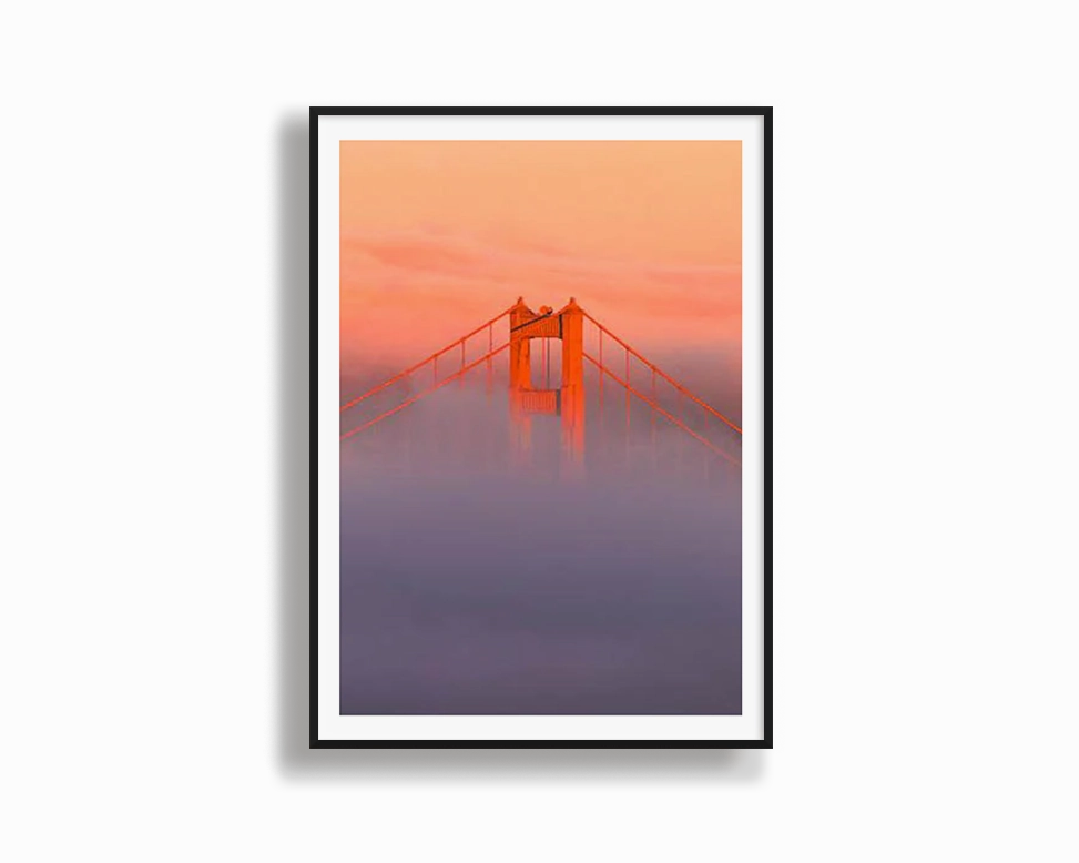 Golden Gate Bridgenordic style wall decor