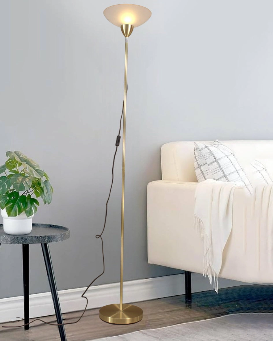 Golden Glow Torchiere Floor Lampmodern wall lamp,smart wall lamp