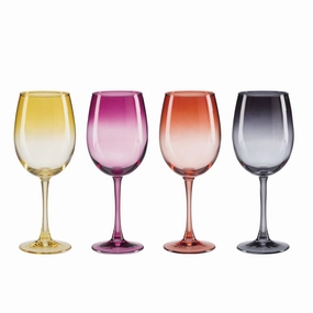 Golden Hour All-Purpose Wine Glasses - Set Of 4halloween party decor ,outdoor halloween decor 