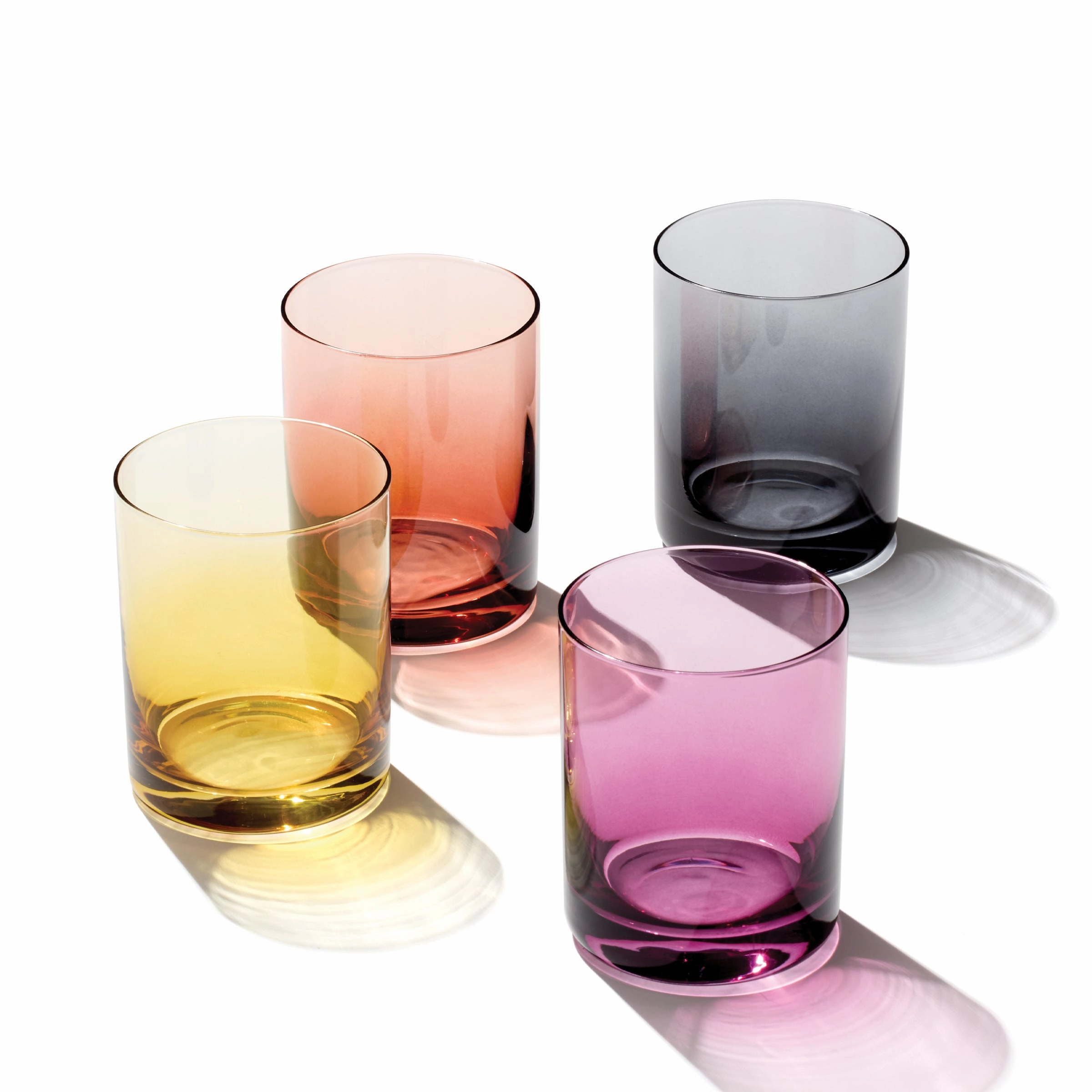 Golden Hour Double Old Fashion Glasses - Set Of 4