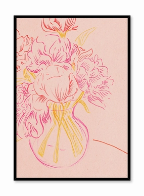 Golden Hour Flowers, Posterpop culture themed posters