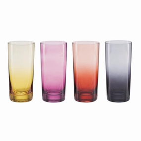 Golden Hour Highball Glasses - Set Of 4halloween party decor ,outdoor halloween decor 