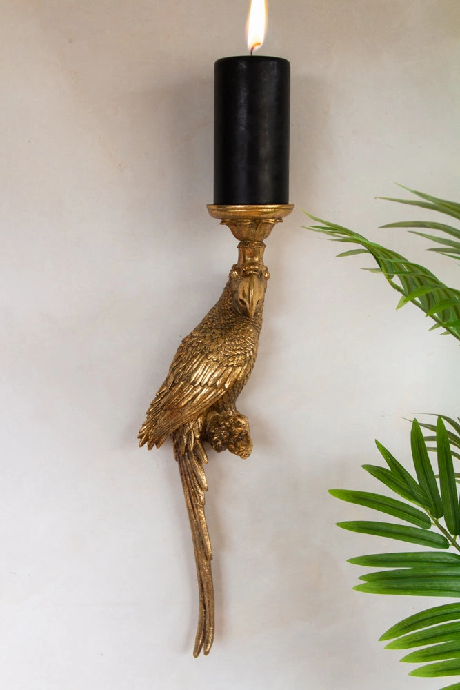 Golden Macaw Parrot Candle Holderscented candle ,decorative candle 