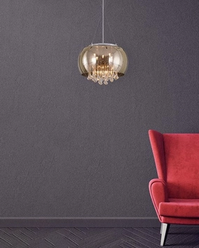Golden Orb Crystal Pendant Lightmodern wall lamp,smart wall lamp