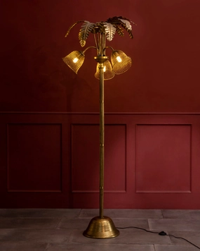 Golden Palm Tree Floor Lampmodern wall lamp,smart wall lamp