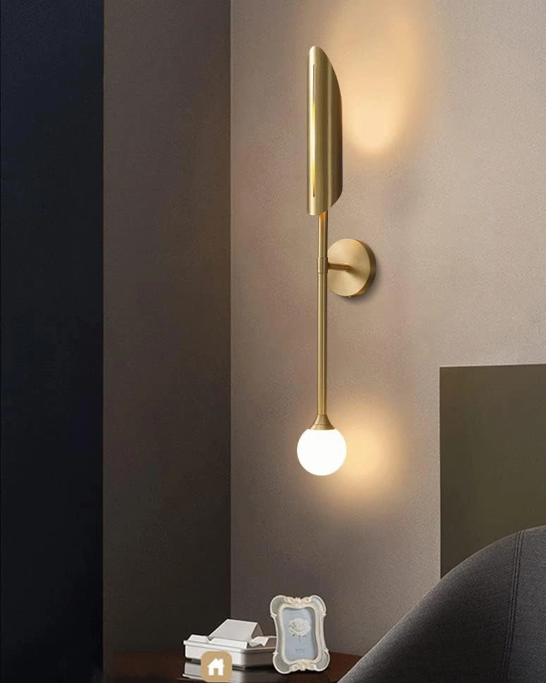 Golden Strip Wall Light