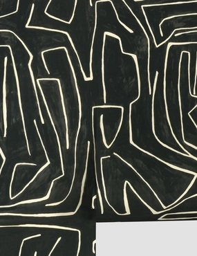Graffito Wallpaper by Kelly Wearstlernordic style wall decor