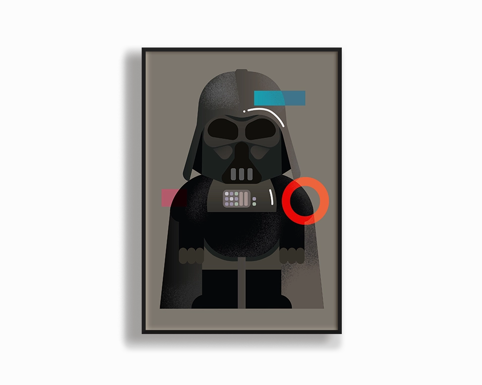Graphic Darth Vader (May The 4th Special)modern abstract painting decor