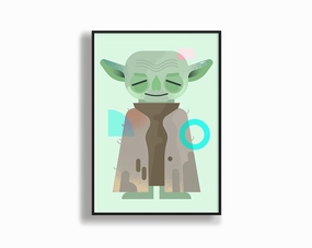 Graphic Yoda (May The 4th Special)modern abstract painting decor