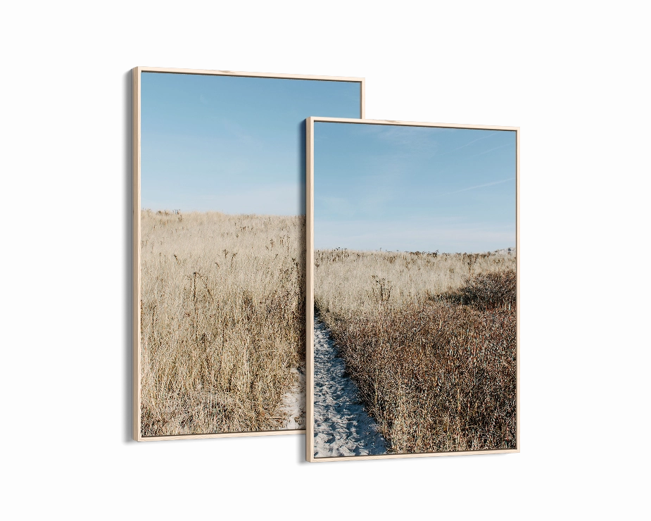 Grass Field Set Includes Two Prints