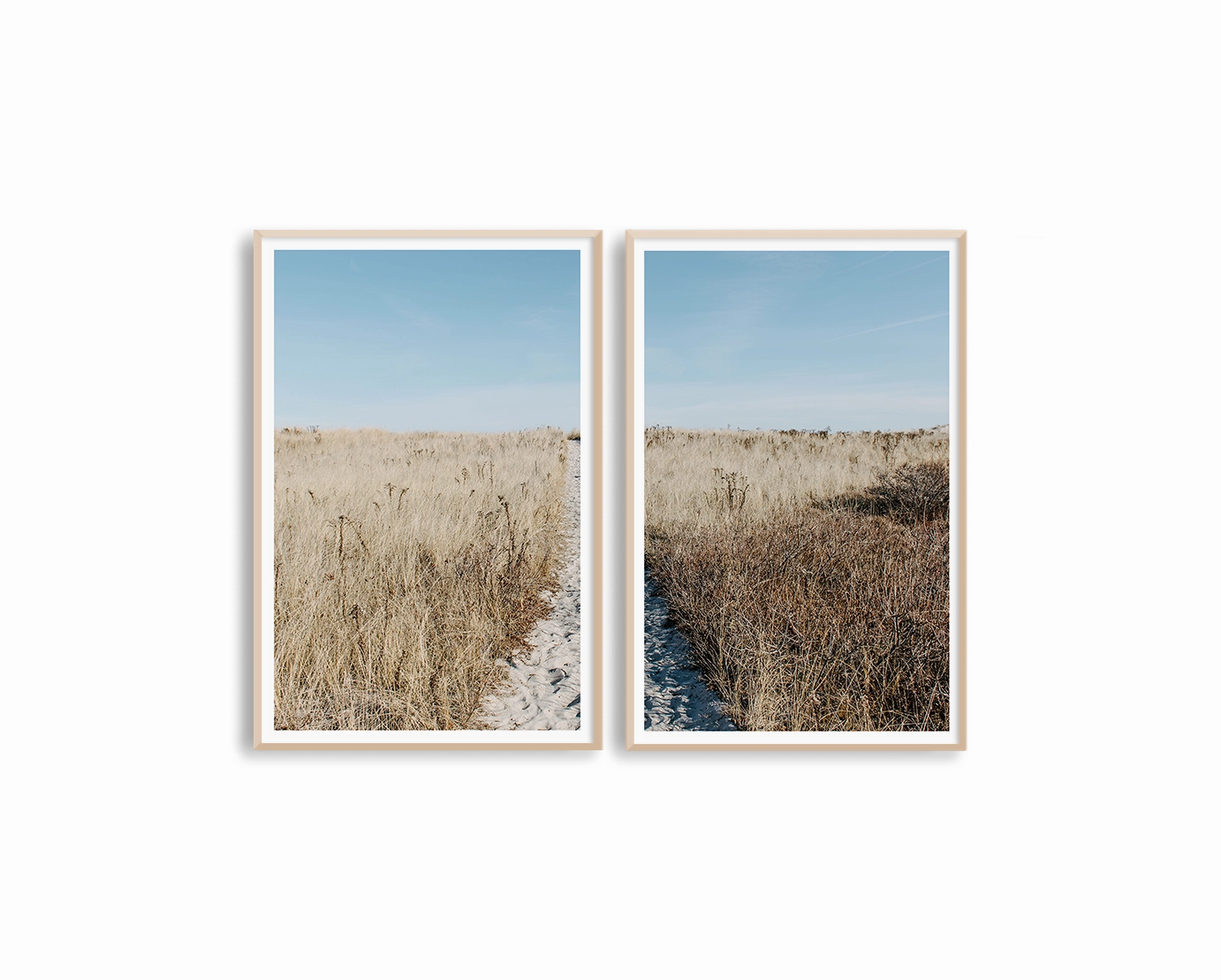 Grass Field Set Includes Two Prints