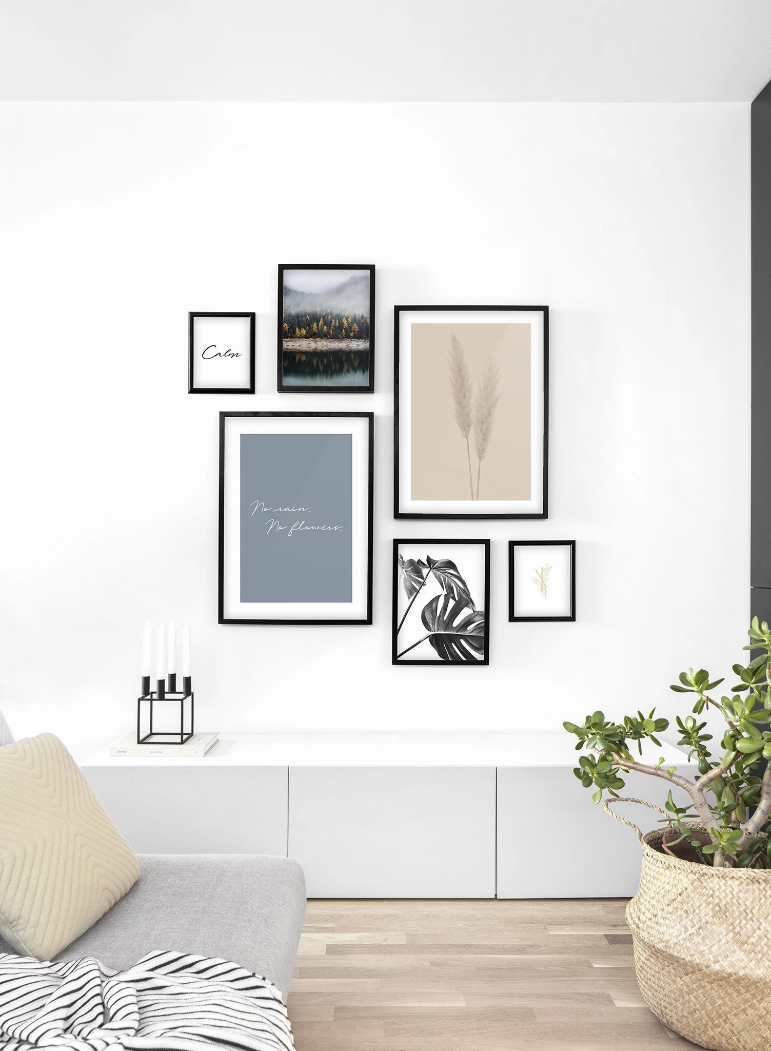 Grasses in Beige, Poster