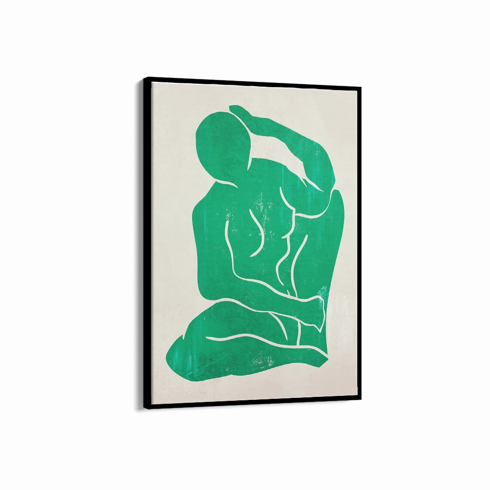 Green Figure Print 3