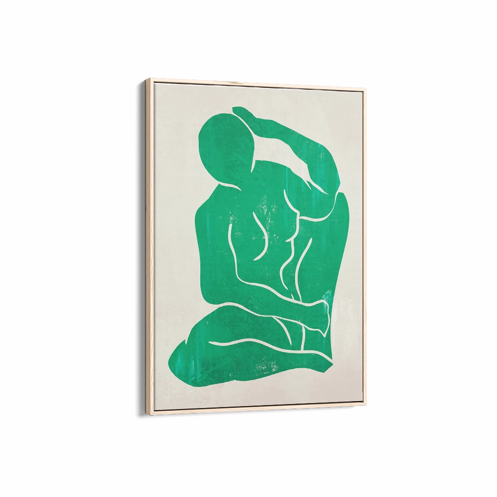 Green Figure Print 3