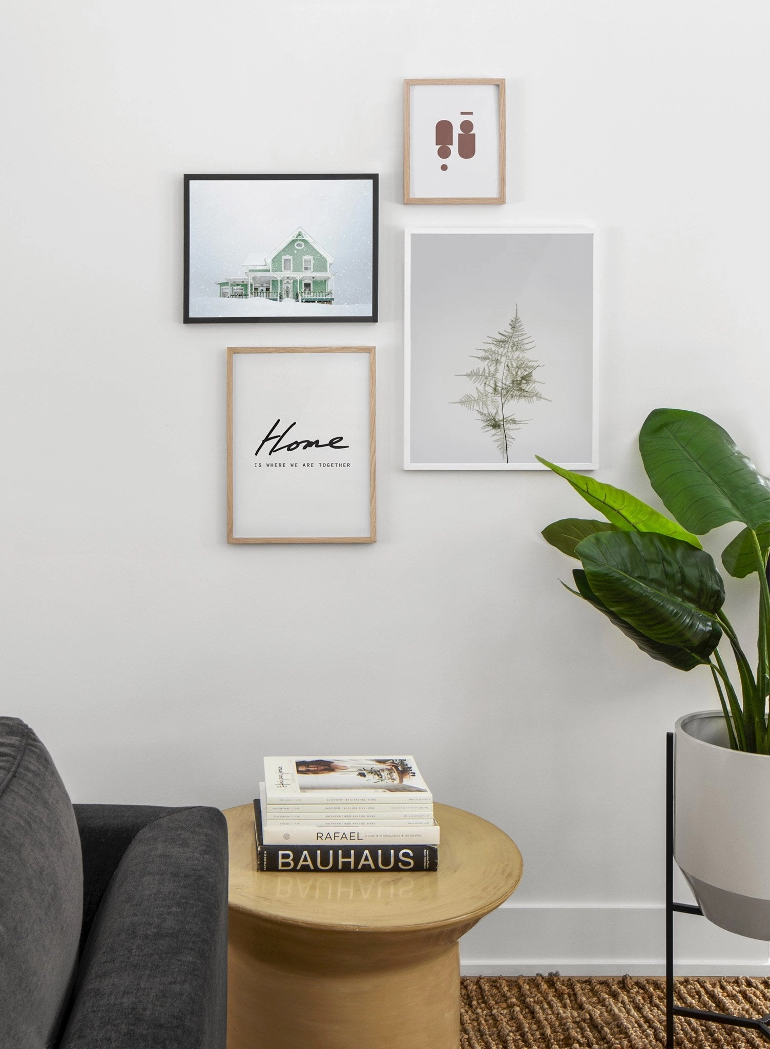 Green Home in Snow, Poster