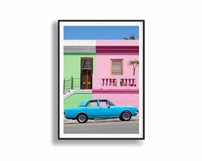 Green Pink Bluenordic style wall decor