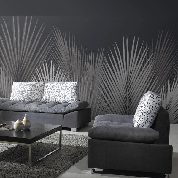 Grey Palm Wallpaper