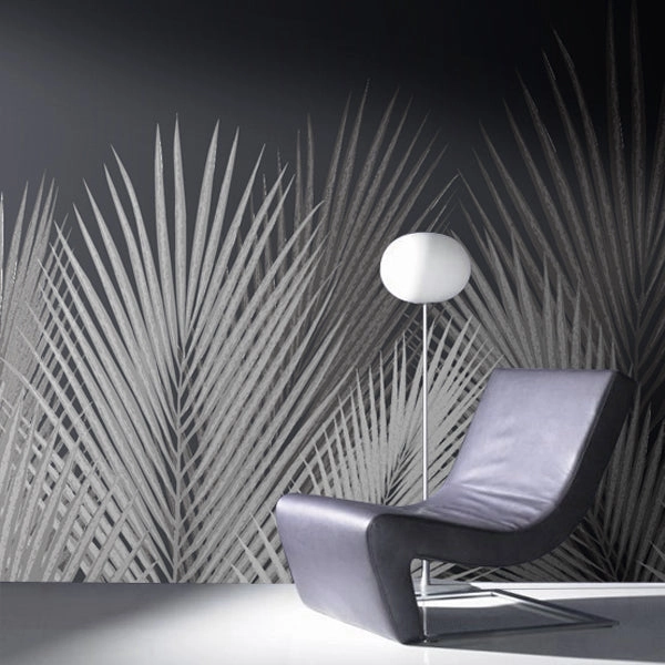 Grey Palm Wallpaper
