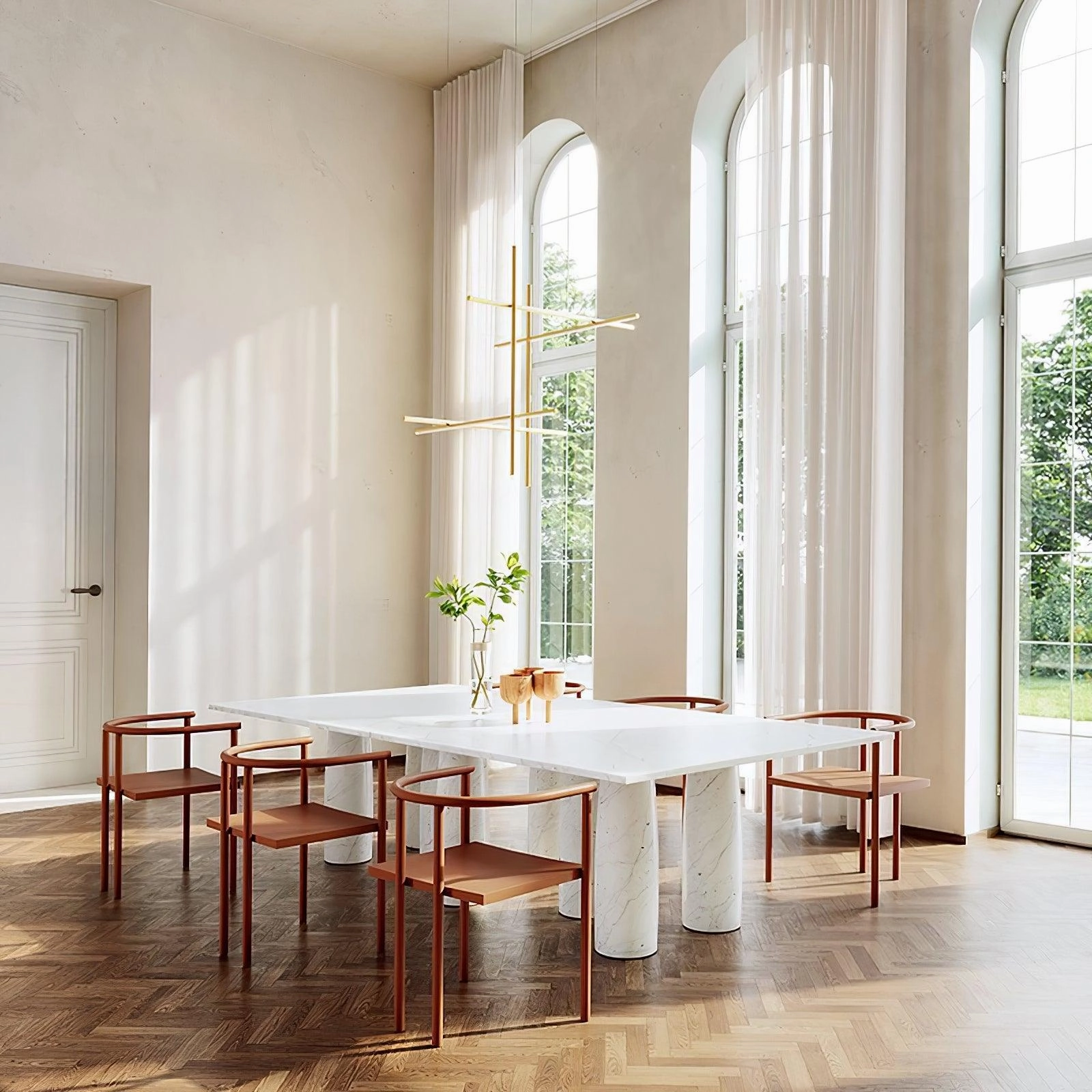 Gridline Linear Chandelier