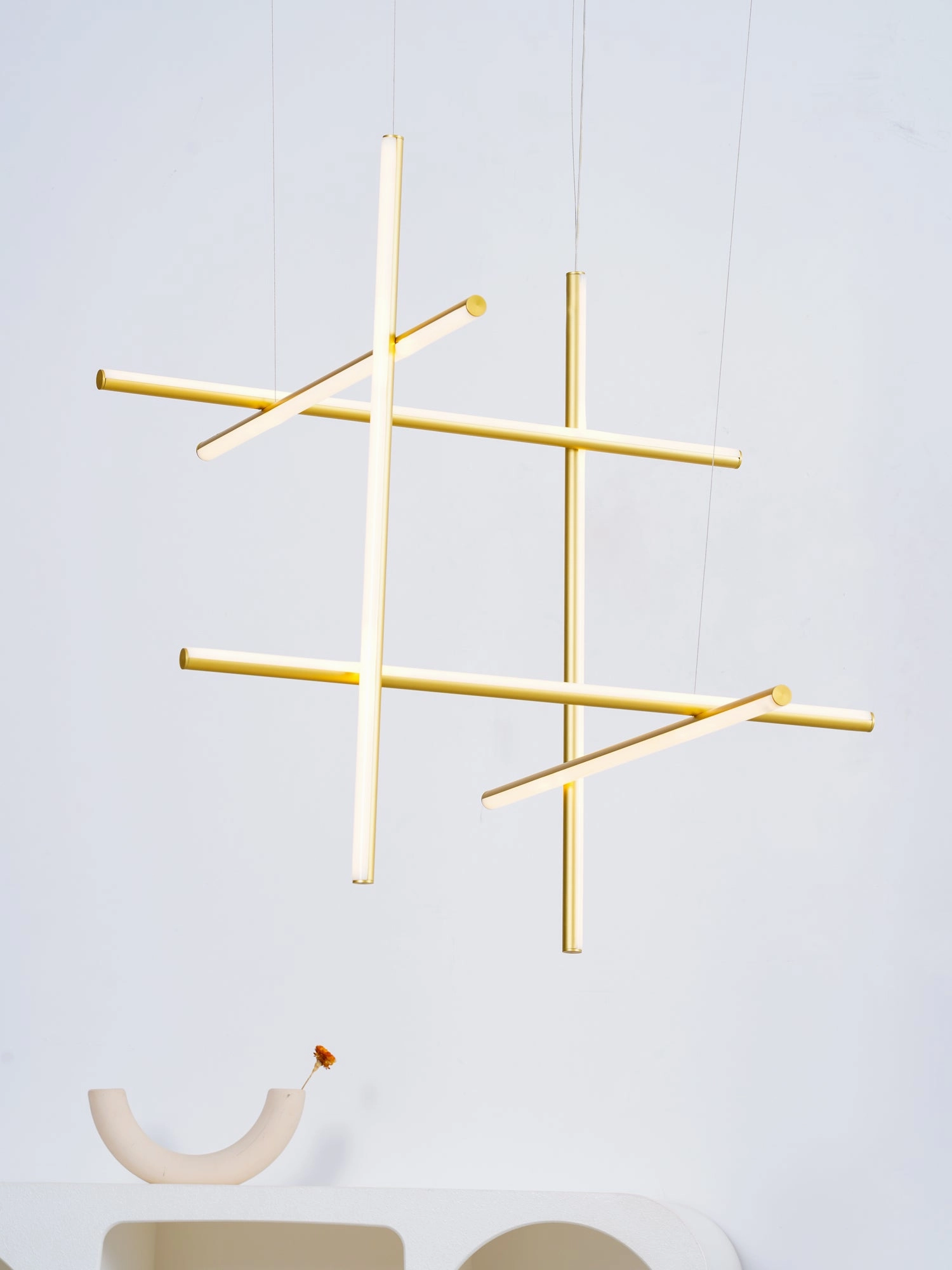 Gridline Linear Chandelier