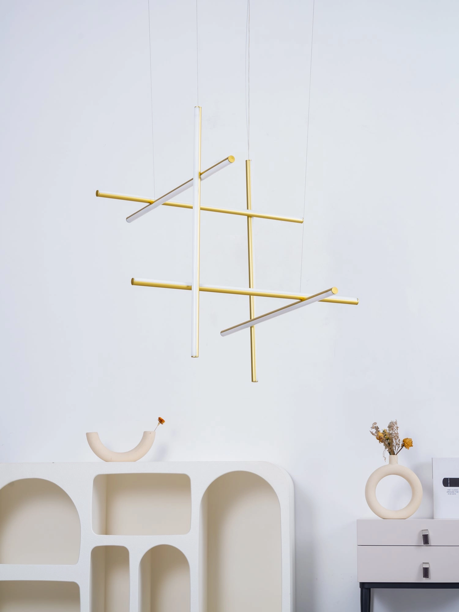 Gridline Linear Chandelier