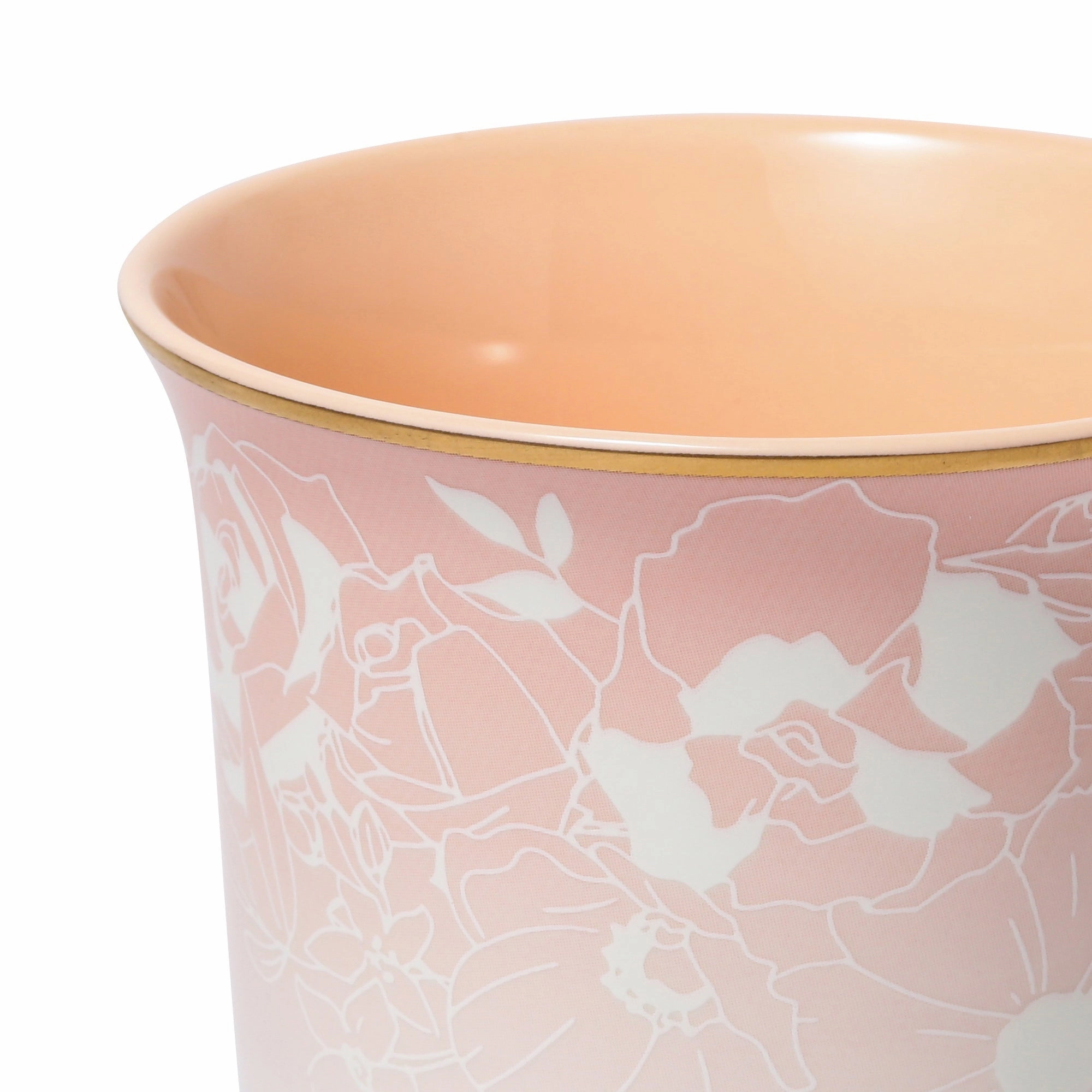 Gs Pair Mug Flower & Leaf