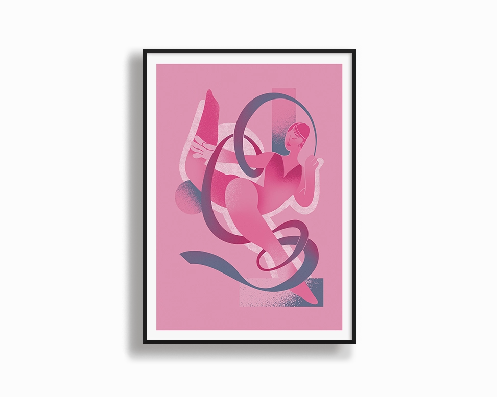 Gymnasticsnordic style wall decor